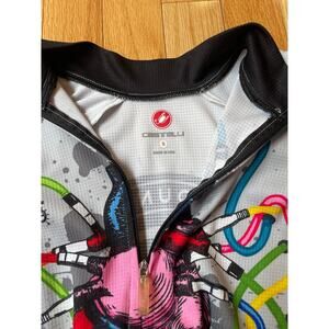 RARE Castelli Sound Cycling Components Women's Cycling Jersey Size Small